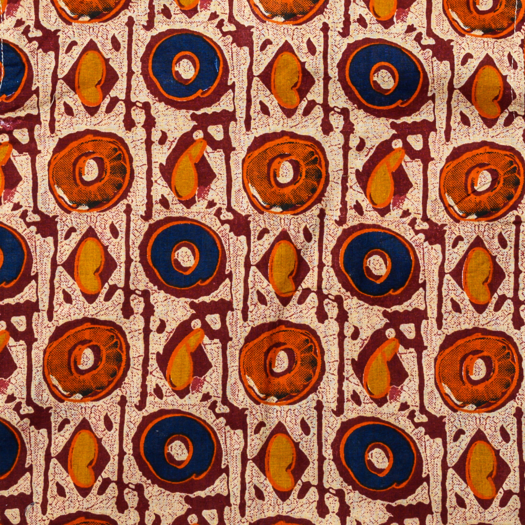 Boys Cotton Shirt – Maroon Block Print