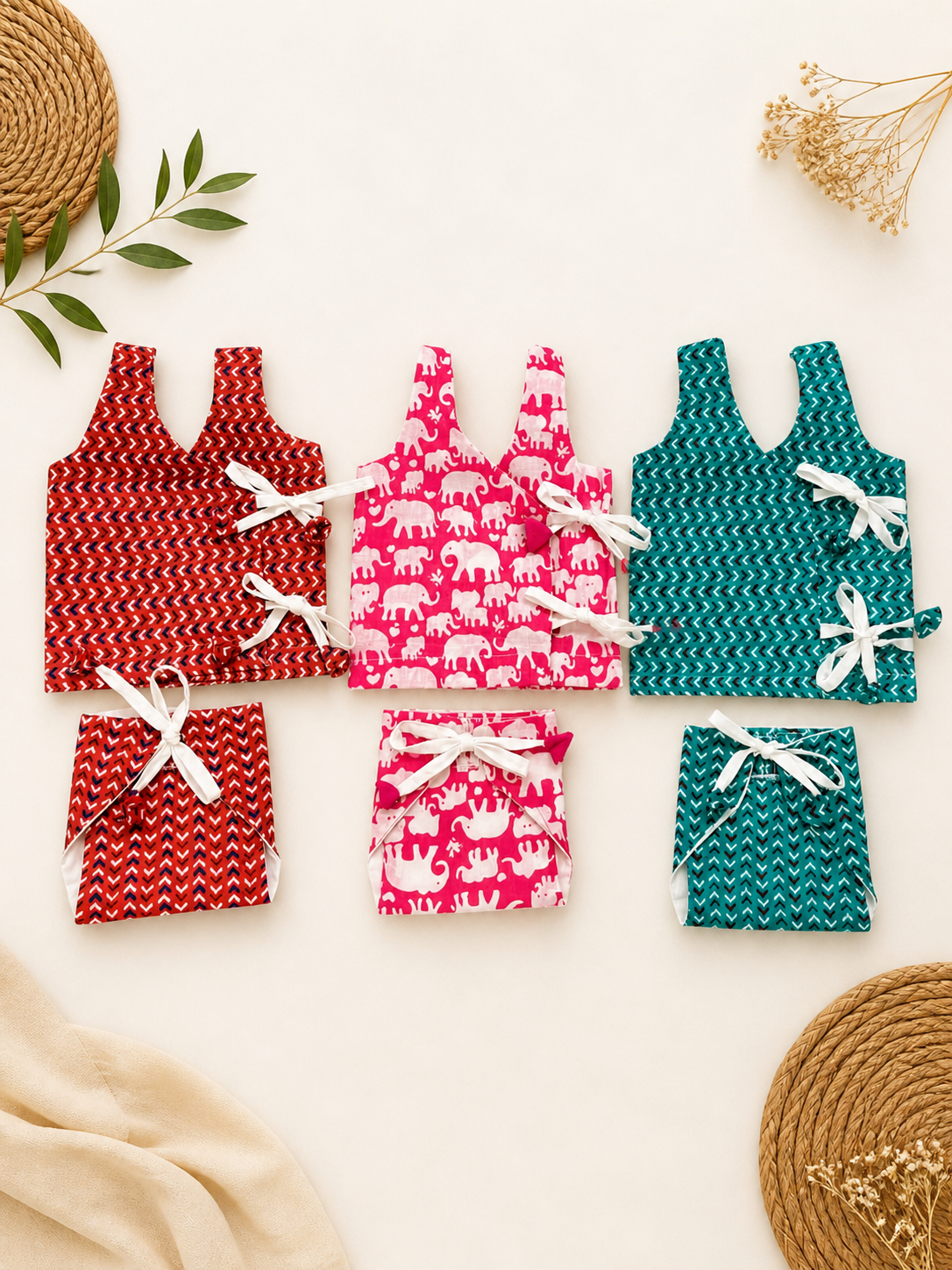 Boys Jhabla Set - Curated Pack of 3
