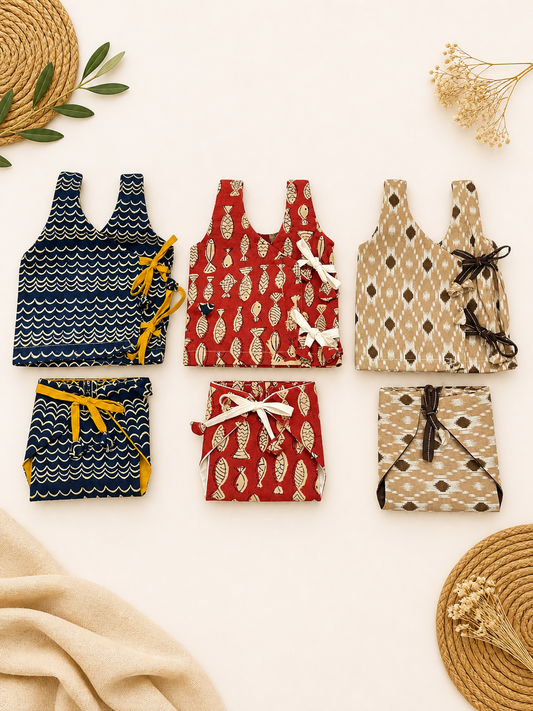 Boys Jhabla Set - Curated Pack of 3