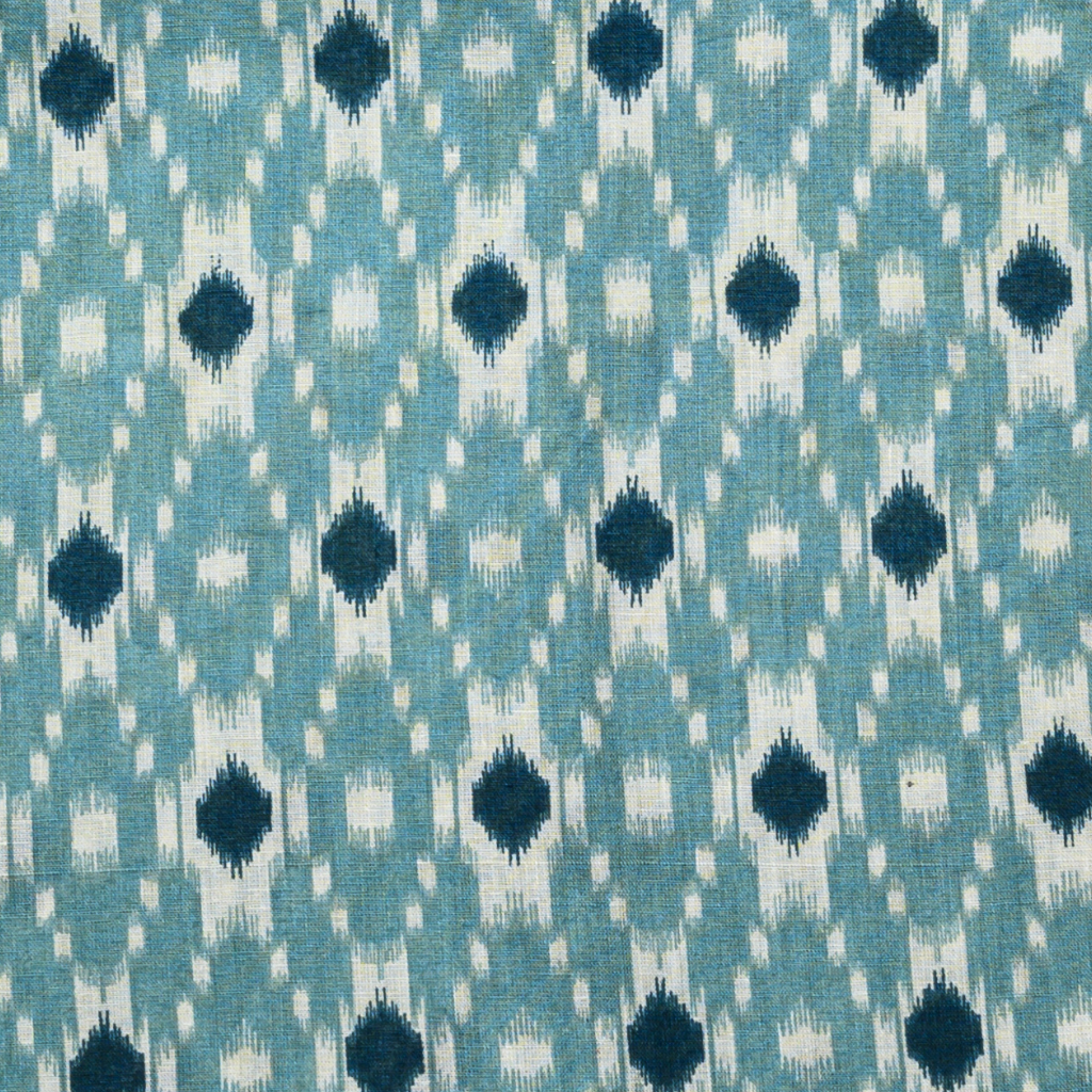 Boys Cotton Shirt – Teal Ikkat