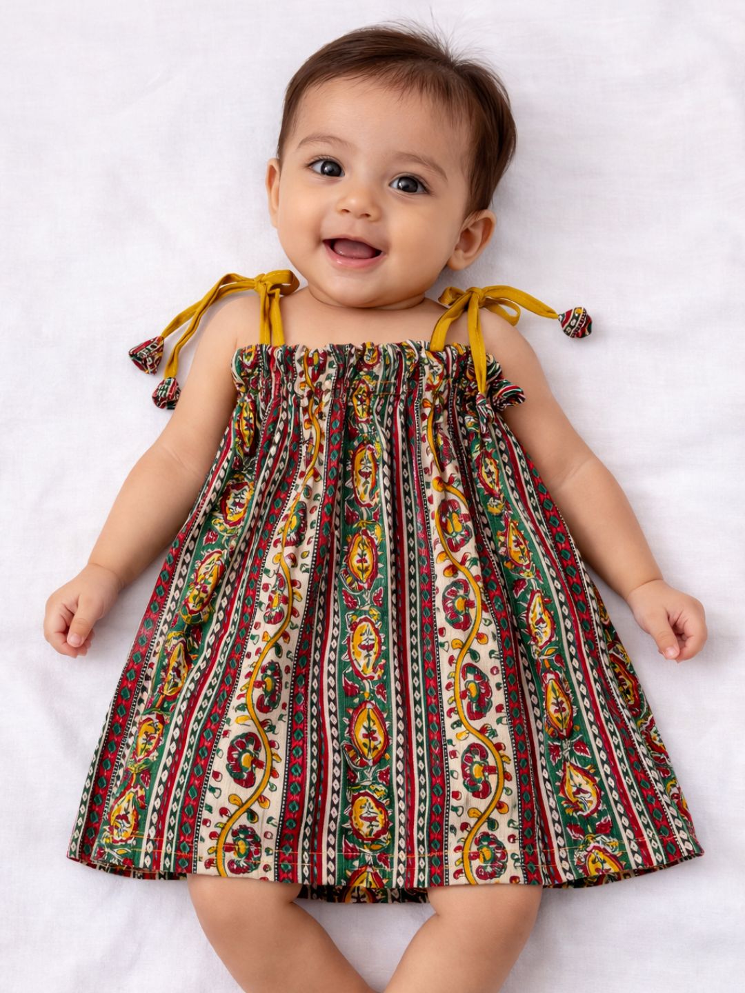 Girls Frock Jhabla Set - Classic Mix (Pack of 4)